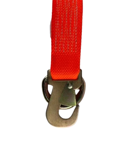 TOW-100FSHWDRCSL-DW Heavy-Duty Wheel Lift Strap 2" x 8' with Flat Snap Hook & D-Ring, 2000 lbs Load Capacity SAFE 'N SECURE LLC