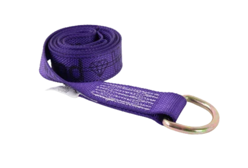2" x 8' Diamond Weave Lasso Strap with D-Ring TOW-100WDR-DW - High Strength, 3,333 lbs Load Capacity SAFE 'N SECURE LLC