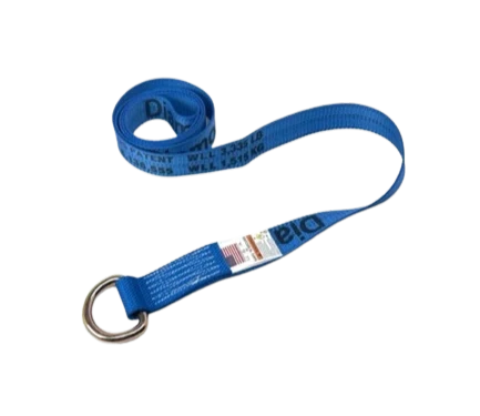 2" x 8' Diamond Weave Lasso Strap with D-Ring TOW-100WDR-DW - High Strength, 3,333 lbs Load Capacity SAFE 'N SECURE LLC