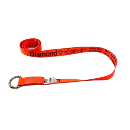 TOW-120WDR-DW - 2" x 10' Lasso Strap w/ Wire D-Ring-BEST: High Load Capacity Towing Equipment for Heavy-Duty Tasks SAFE 'N SECURE LLC