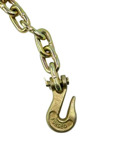 2 Ton Snatch Block with 5/16" Grade 70 Chain and Grab Hook Assembly for 5/16" - 3/8" Wire Rope, 9lbs CasterHQ
