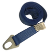 2" x 10' Diamond Weave Chevron Wheel Lift Strap with Keyhole Grab Plate - Heavy Duty Towing Tie Down CasterHQ