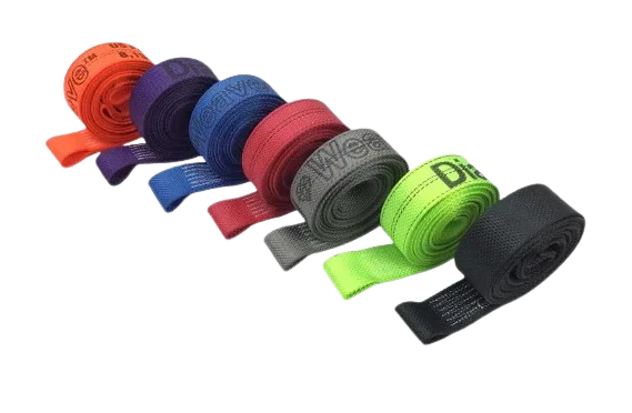 2" x 10' Diamond Weave Chevron Wheel Lift Strap with Keyhole Grab Plate - Heavy Duty Towing Tie Down CasterHQ