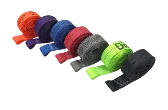 2" x 10' Diamond Weave Chevron Wheel Lift Strap with Keyhole Grab Plate - Heavy Duty Towing Tie Down CasterHQ