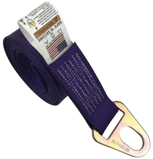 Chevron Wheel Lift Strap - 10 ft Diamond Weave Tow Strap, 3,333 lbs Load Capacity - Zinc-Plated Hook -  | CasterHQ