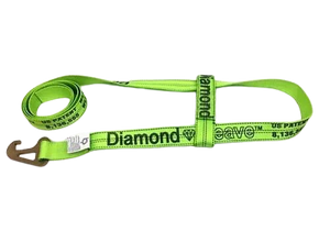 3,333 lb TOW-2X10JERR-DW Diamond Weave Wheel Lift Straps