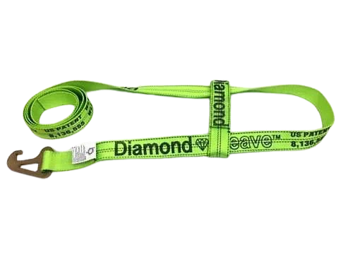TOW-2X10JERR-DW Wheel Lift Straps for Jerr-Dan MPL - 10 ft, 3,333 lbs Load Capacity, DIAMOND WEAVE - Professional Towing Equipment SAFE 'N SECURE LLC