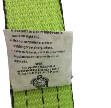 Quick-Pick Wheel Lift Strap for Jerr-Dan MPL - Heavy Duty TECNIC Webbing, 3,333 lbs Load Capacity SAFE 'N SECURE LLC