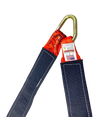 Heavy-Duty Towing V Strap Bridle, 3" x 30' - 5,400 lbs Load Capacity with 8" J Hook & TJ Hook SAFE 'N SECURE LLC