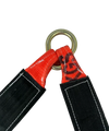 TOW-3X308FJ-MJ Hook: 3" x 30" V-Bridle Towing Strap with 8" Forged J & Mini J-Hook - 5,400lbs Load Capacity - Professional Grade Towing Equipment SAFE 'N SECURE LLC