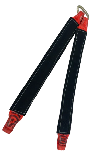 36" V-Bridle Strap without Hooks - TOW-3X36NOHOOKS - 3" x 36" Domestic Webbing Cordura Sleeve Tow Strap CasterHQ