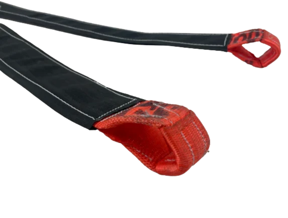 36" V-Bridle Strap without Hooks - TOW-3X36NOHOOKS - 3" x 36" Domestic Webbing Cordura Sleeve Tow Strap CasterHQ
