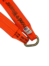 4" x 36" V-Bridle Tow Strap with RTJ Cluster Hooks, 8" J-Hook, Diamond Weave, 5,400 lb WLL CasterHQ