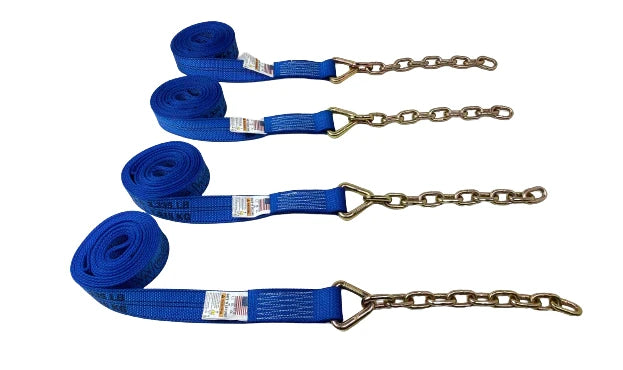 Ultimate 8-Point DIAMOND WEAVE Tie-Down: Secure & Durable for Flatbed and Rollback Towing CasterHQ