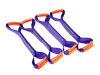8 Point Diamond Weave Flatbed Rollback 14' Car Tie Down Kit with Chain Tail - Heavy Duty 3,333 lbs WLL, Made in USA CasterHQ