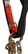 TOW-MULTIAXLEBRIDLE-DW V-Bridle Strap - 2" x 56" with 8" Forged J-Hooks & RTJ Cluster Hooks, 3333 lbs Load Capacity - Heavy-Duty Towing Strap SAFE 'N SECURE LLC