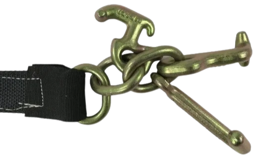 Heavy-Duty Towing V-Bridle, 2" x 36" with RTJ Cluster Hooks - 3,333 lbs Load Capacity SAFE 'N SECURE LLC