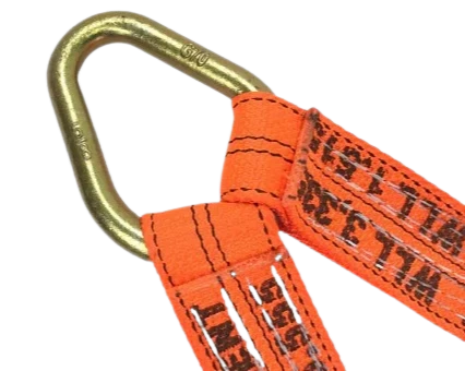 TOW-V-STRAP 56" Towing V-Bridle Strap - Durable Nylon with Twisted Snap Hooks & Delta Rings, 3333 lbs Load Capacity SAFE 'N SECURE LLC