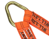 TOW-V-STRAP 56" Towing V-Bridle Strap - Durable Nylon with Twisted Snap Hooks & Delta Rings, 3333 lbs Load Capacity SAFE 'N SECURE LLC