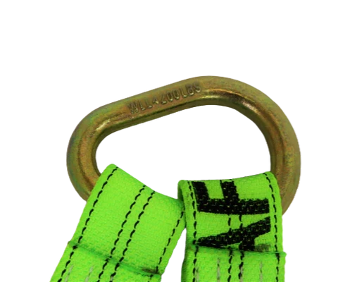 TOW-V-STRAP 56" Towing V-Bridle Strap - Durable Nylon with Twisted Snap Hooks & Delta Rings, 3333 lbs Load Capacity SAFE 'N SECURE LLC