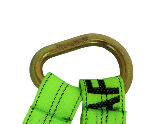 TOW-V-STRAP 56" Towing V-Bridle Strap - Durable Nylon with Twisted Snap Hooks & Delta Rings, 3333 lbs Load Capacity SAFE 'N SECURE LLC