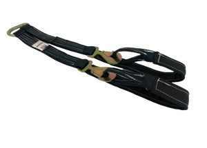 3,333 lb Heavy-Duty V-Bridle Tow Strap 2" x 57" Flat Snap Hooks