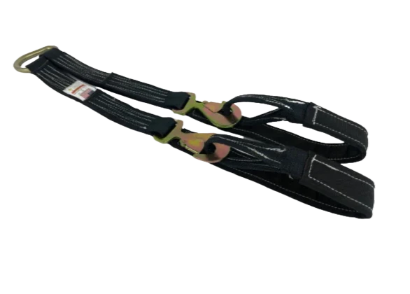 Heavy-Duty V-Bridle Tow Strap, 2" x 57" - 3,333 lbs Load Capacity with Flat Snap Hooks & Cordura Sleeve SAFE 'N SECURE LLC