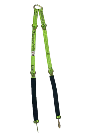 2" x 56" Tow V-Bridle Strap with Twisted Snap Hooks & D-Rings - 3,333 lbs Load Capacity, Heavy-Duty Towing SAFE 'N SECURE LLC