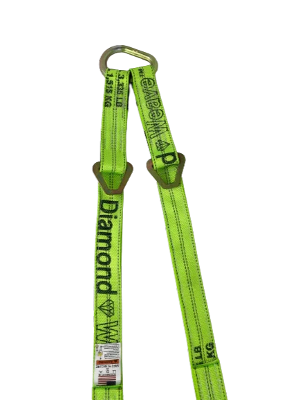 2" x 56" Tow V-Bridle Strap with Twisted Snap Hooks & D-Rings - 3,333 lbs Load Capacity, Heavy-Duty Towing SAFE 'N SECURE LLC
