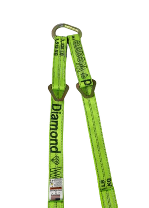 2" x 56" Tow V-Bridle Strap with Twisted Snap Hooks & D-Rings - 3,333 lbs Load Capacity, Heavy-Duty Towing SAFE 'N SECURE LLC