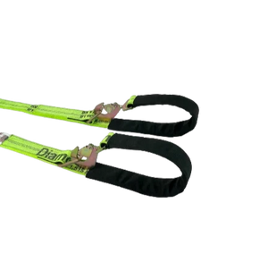 2" x 56" Tow V-Bridle Strap with Twisted Snap Hooks & D-Rings - 3,333 lbs Load Capacity, Heavy-Duty Towing SAFE 'N SECURE LLC