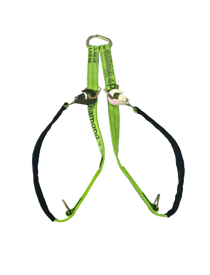 2" x 56" Tow V-Bridle Strap with Twisted Snap Hooks & D-Rings - 3,333 lbs Load Capacity, Heavy-Duty Towing SAFE 'N SECURE LLC