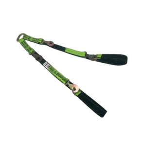 3,333 lb V-Bridle Strap 2" x 56" D-Ring & 4 Flat Snap Hooks