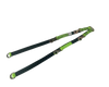 TOW-VSTRAPDR-4FSH-DW - High-Strength 2" x 56" V-Bridle with D-Ring & 4 x Flat Snap Hooks | Heavy-Duty Towing Equipment SAFE 'N SECURE LLC