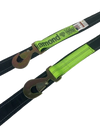 TOW-VSTRAPDR-4FSH-DW - High-Strength 2" x 56" V-Bridle with D-Ring & 4 x Flat Snap Hooks | Heavy-Duty Towing Equipment SAFE 'N SECURE LLC