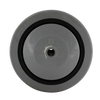 4 Inch x 1-1/4 Inch Gray Thermo Rubber Wheel - 250 lbs Capacity | Non-Marking Replacement Wheel CasterHQ