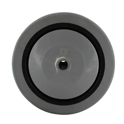 4 Inch x 1-1/4 Inch Gray Thermo Rubber Wheel - 250 lbs Capacity | Non-Marking Replacement Wheel -  | CasterHQ