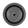 5 Inch x 1-1/4 Inch Gray Thermo Rubber Wheel - 300 lbs Capacity | Non-Marking Replacement Wheel CasterHQ