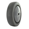 5 Inch x 1-1/4 Inch Gray Thermo Rubber Wheel - 300 lbs Capacity | Non-Marking Replacement Wheel CasterHQ