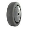 4 Inch x 1-1/4 Inch Gray Thermo Rubber Wheel - 250 lbs Capacity | Non-Marking Replacement Wheel CasterHQ