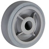 6" X 2" GRAY THERMO RUBBER (NON MARKING) WHEEL - 500 LBS CAPACITY CasterHQ