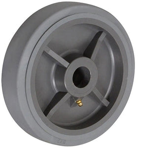 8" x 2" Polyolefin Thermo Rubber Industrial Replacement Wheel – 600 lb