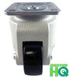 Retractable Leveling Casters 2.85 Inch Wheel - 4 Pack | 6600 lbs Total Capacity Heavy Duty Machine Feet CasterHQ