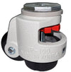 TP-100S - 3" Wheel - Retractable Leveling Machine Stem Casters - 4 Pack - 6,400 lbs Per Set CasterHQ