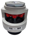 TP-100S - 3" Wheel - Retractable Leveling Machine Stem Casters - 4 Pack - 6,400 lbs Per Set CasterHQ