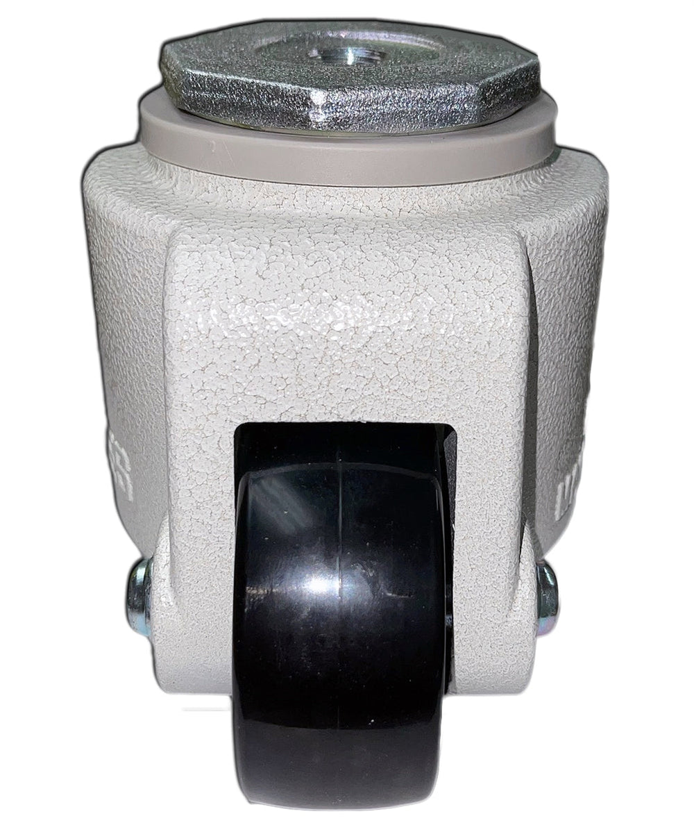 TP-100S - 3" Wheel - Retractable Leveling Machine Stem Casters - 4 Pack - 6,400 lbs Per Set CasterHQ