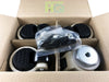 TP-40S - 1.75" Wheel - Stem Retractable Leveling Machine Casters - 4 Pack - 440 lbs Per Set CasterHQ