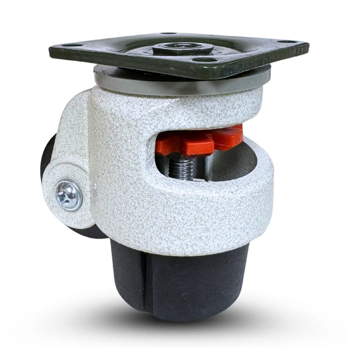 TP-60F - 2" Wheel - Retractable Leveling Machine Casters - 4 Pack - 2,400 lbs Per Set -  | CasterHQ