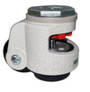 TP-80S - 2.5" Wheel - Retractable Leveling Machine Stem Casters - 4 Pack - 4,400 lbs Per Set CasterHQ