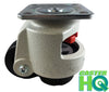 Retractable Leveling Casters 2.5 Inch Wheel - 4 Pack | 4400 lbs Capacity Heavy Duty Machine Feet CasterHQ